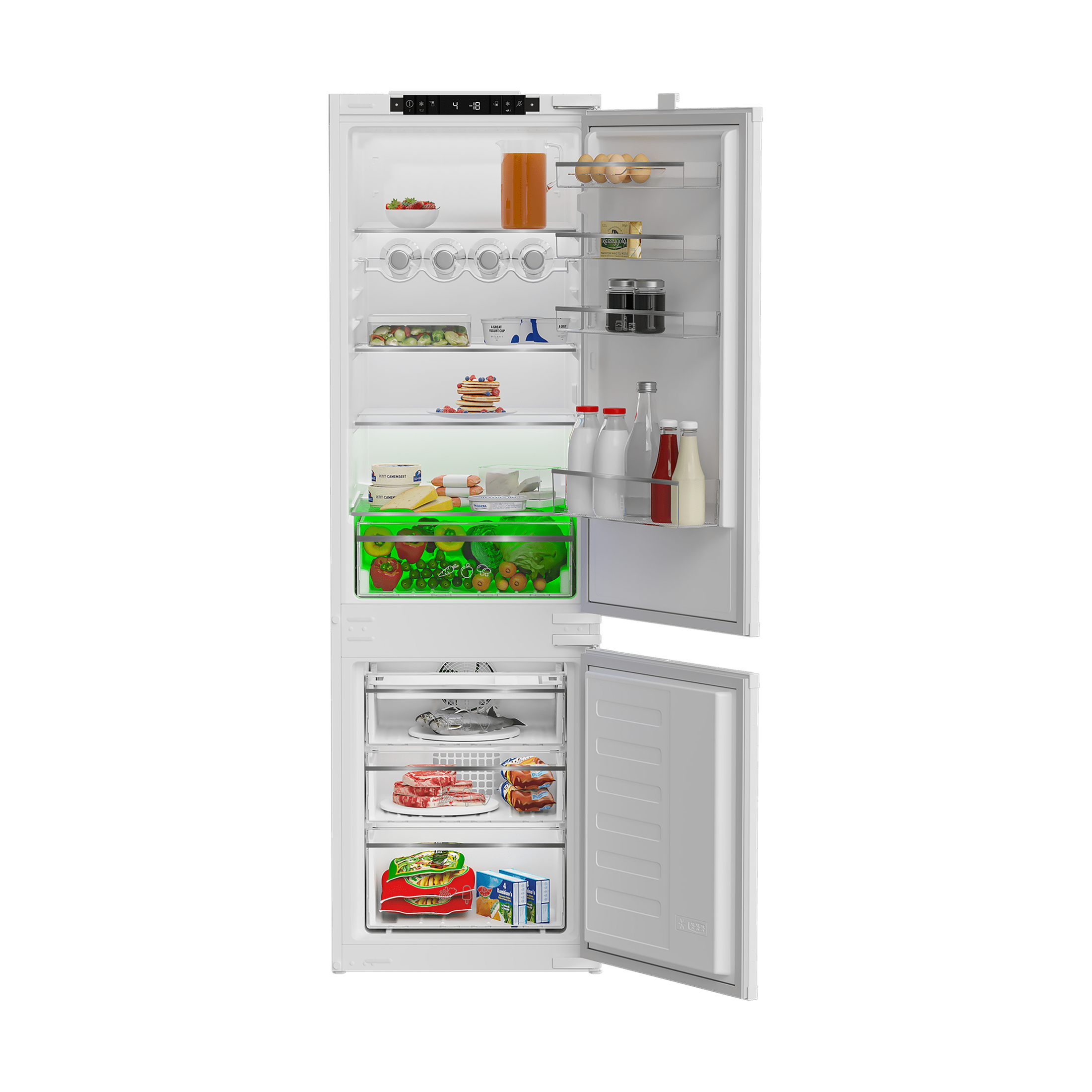 Blomberg Integrated 70:30 Combi Fridge Freezer | KNE4554EVi Blomberg Fridge Freezer Euronics Ireland