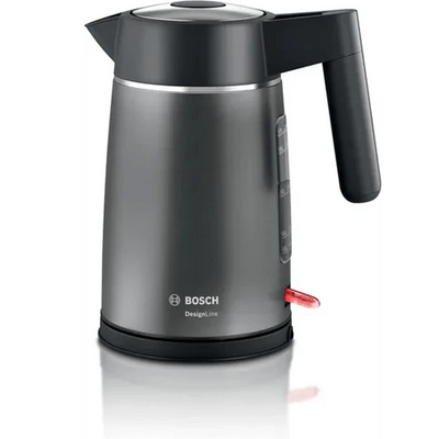 Bosch DesignLine 1.7L Graphite Kettle | TWK5P475GB Bosch Kettle Euronics Ireland