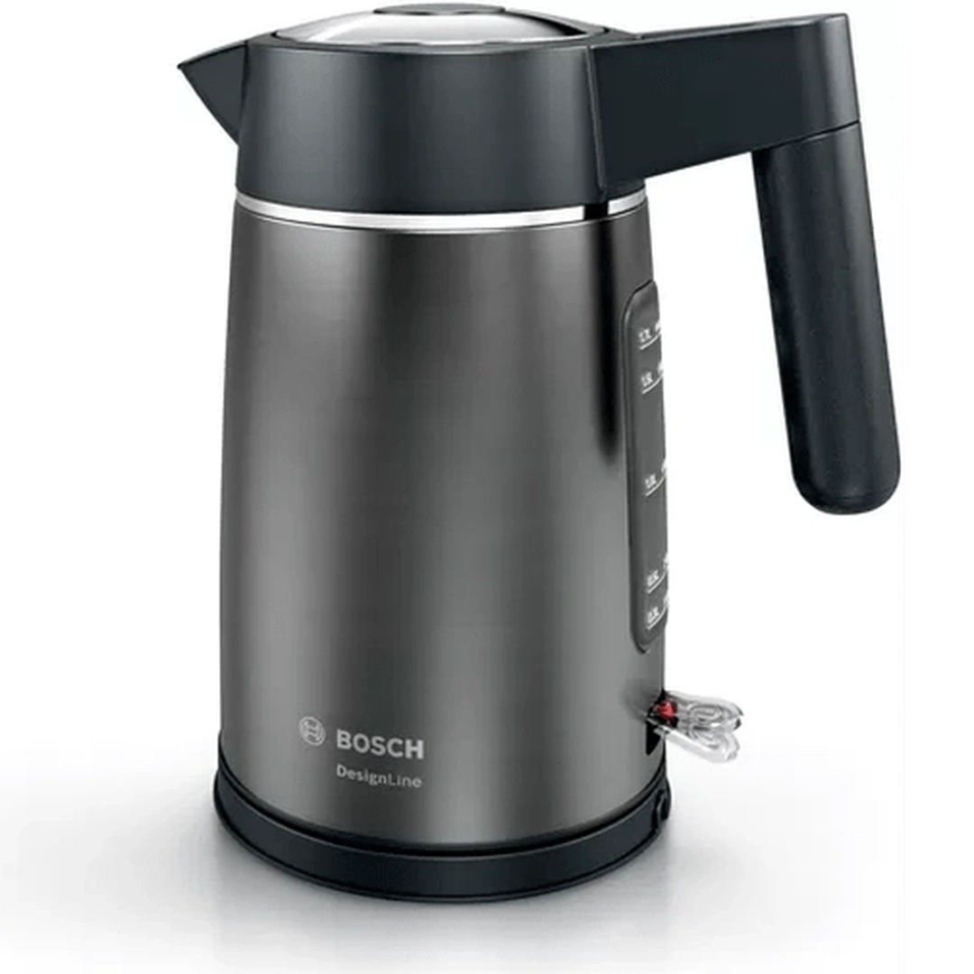 Bosch DesignLine 1.7L Graphite Kettle | TWK5P475GB Bosch Kettle Euronics Ireland