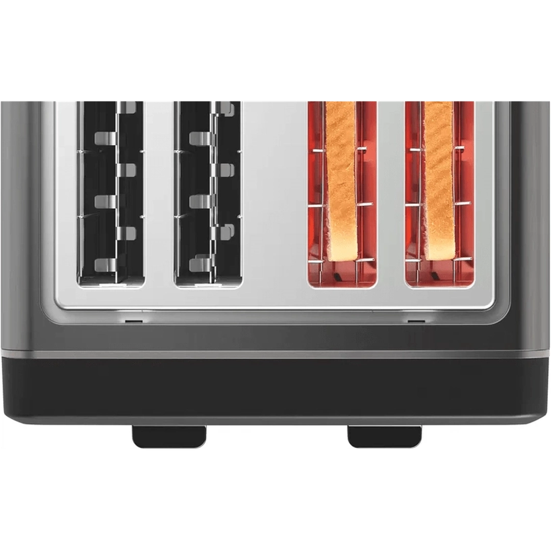 Bosch DesignLine Graphite 4 Slice Toaster | TAT5P445GB Bosch Toaster Euronics Ireland