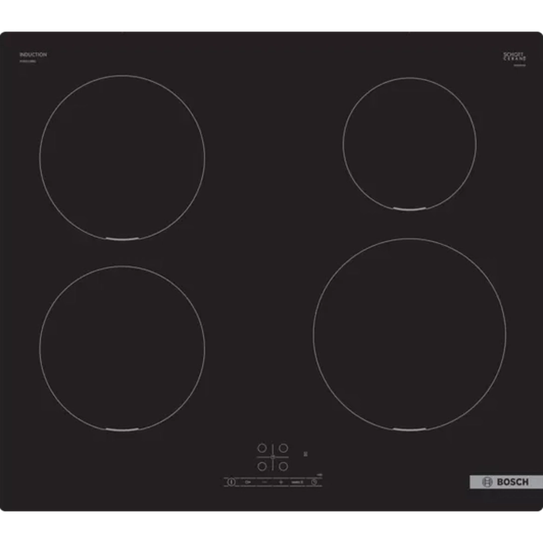 Bosch Series 4 Induction Hob 60cm Black | PUE611BB5E Bosch Hob Euronics Ireland