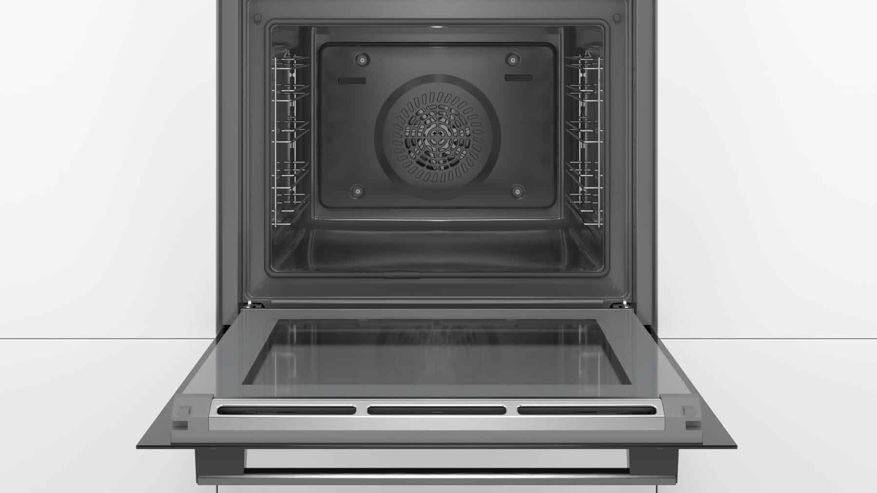 Bosch Serie 6 60cm 71 Litre Built-In Single Oven Black | HBG579BB6B