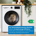 Bosch Series 6 Washing machine, front loader 9kg 1400 rpm - White | WGG24400GB Bosch Washing Machine Euronics Ireland