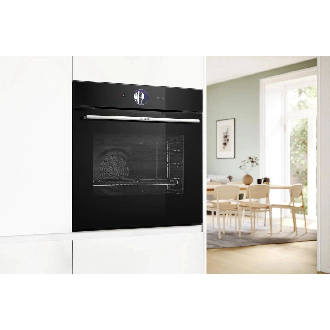 Bosch Series 8 Pyroclean Single Oven | HBG7764B1B Bosch Oven Euronics Ireland