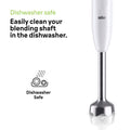 Braun MultiQuick 1 Hand Blender - White - dishwasher safe shaft