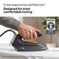 Braun UpStyle 2 Steam Generator Iron - Black - ergonomic handle