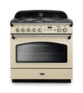 Rangemaster Classic FX 90 Dual Fuel range cooker in Cream with Chrome trim
