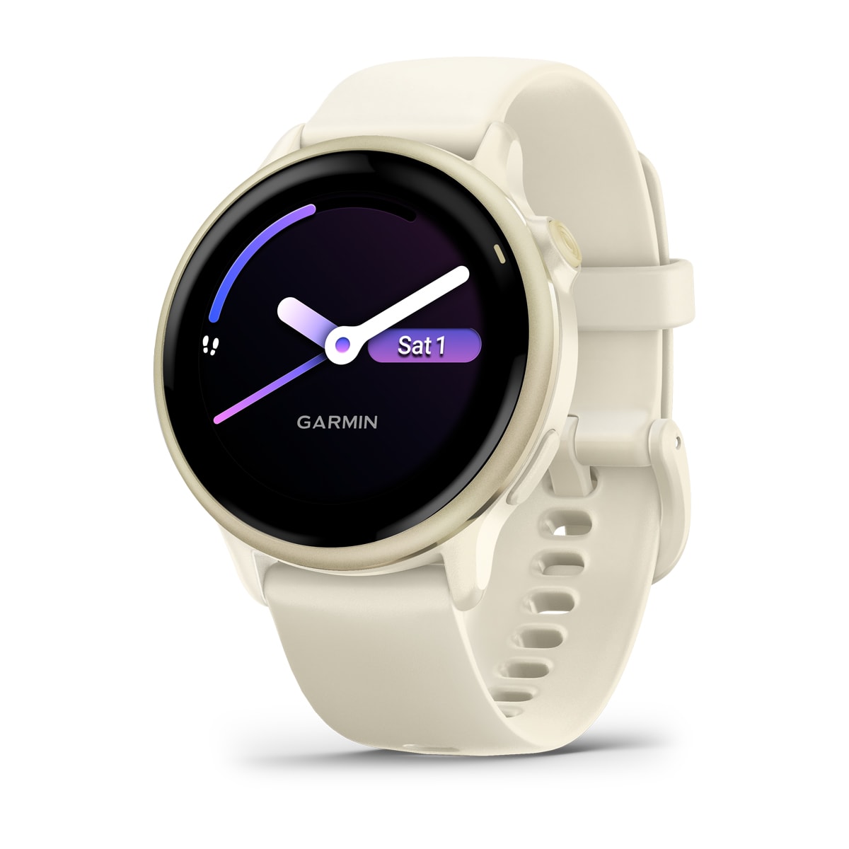 Garmin vivoactive 6 GPS Fitness Smartwatch - front view , screen on