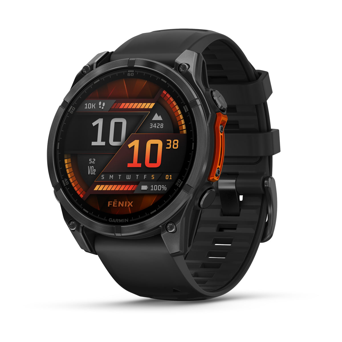 Garmin fenix 8 47mm AMOLED GPS Smartwatch - front view