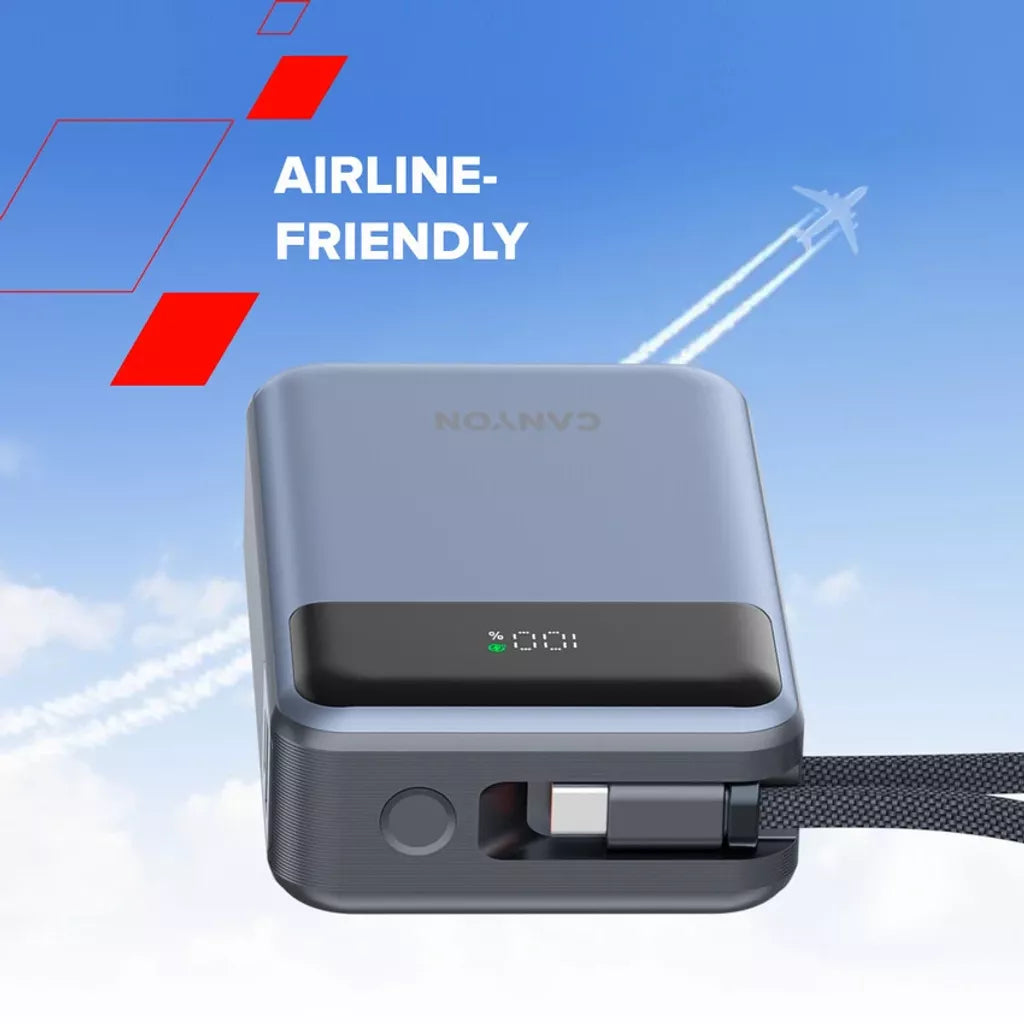Canyon Power Bank OnPower PB-600 20,000mAh | CNS-CPB600DG Canyon Powerbank Euronics Ireland