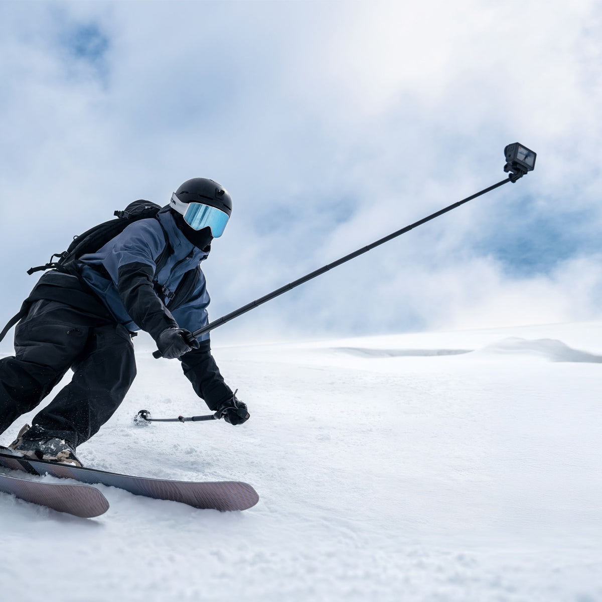 DJI Osmo Action 6 8K Action Camera Adventure Combo - skiing