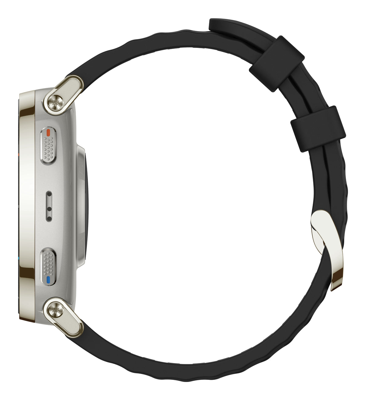 Amazfit Active 3 Premium 45mm Smartwatch - Apex Silver - side profile