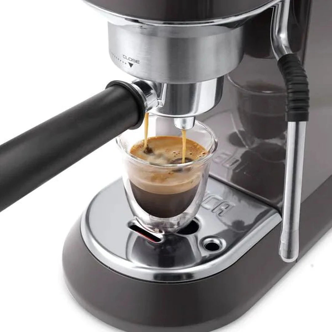 DeLonghi Dedica Arte Manual Espresso Coffee Maker | EC885.GY DeLonghi Coffee Machine Euronics Ireland