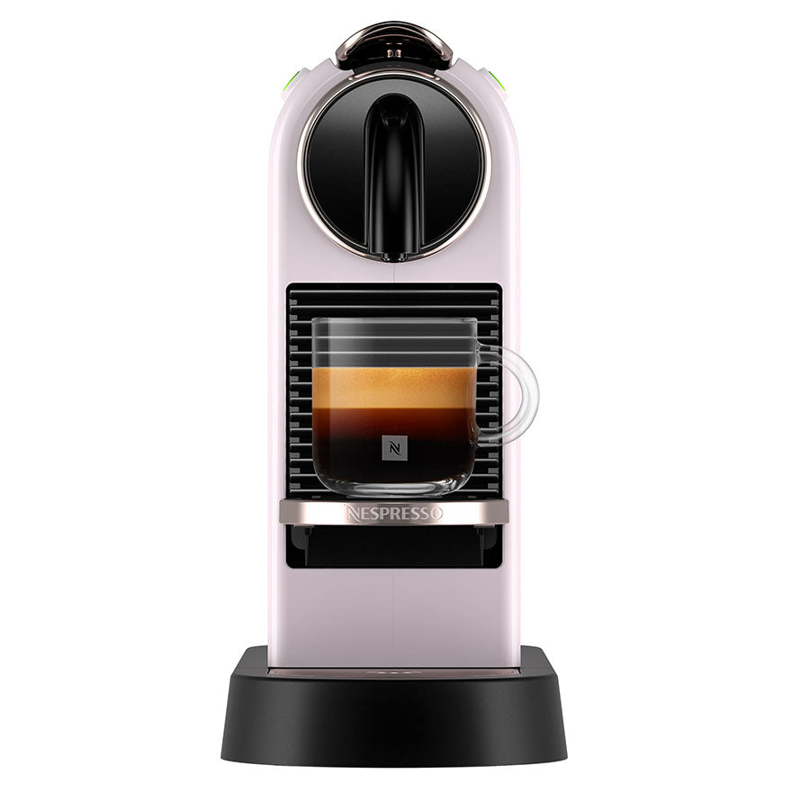 De'Longhi Nespresso Citiz Espresso Machine - Rose Pink - front view
