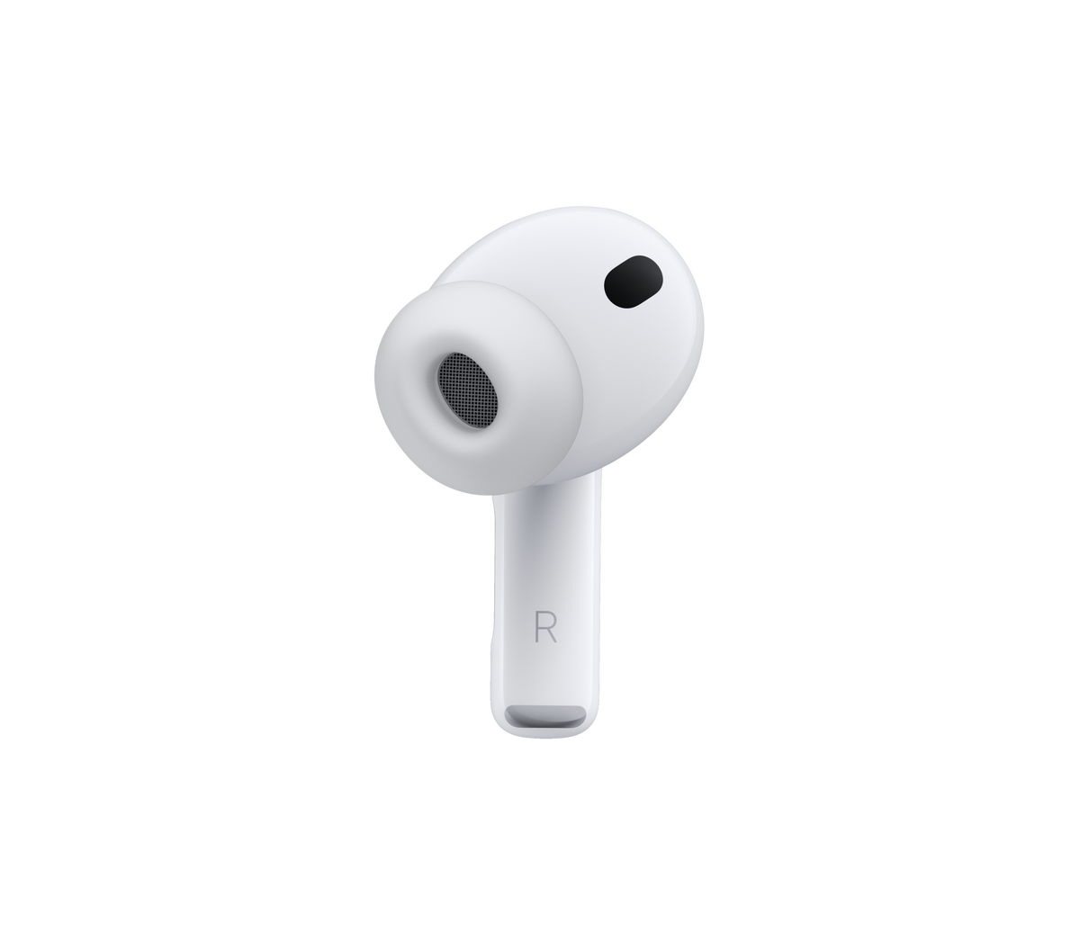 Apple AirPods Pro 3 Wireless Earbuds with MagSafe Charging Case - White - single earbud, front