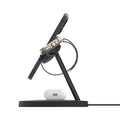 Belkin BoostCharge Pro 3-in-1 Wireless Charging Stand with Qi2 15W Black product image