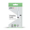 Groov-e USB-C to USB-C Charging Cable 3m White - official product image