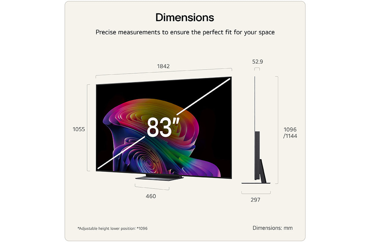 LG 83-inch C6-series 4K Ultra HD Smart TV | OLED83C64LA.AEI