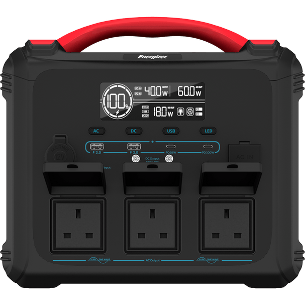 Energizer 1102.5Wh Power Station | PPS1100W2F-UK Energizer Powerbank Euronics Ireland
