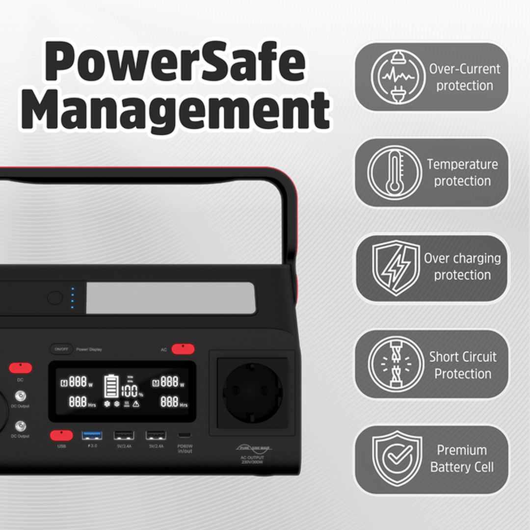Energizer 293Wh Power Station | PPS300W2F-UK Energizer Powerbank Euronics Ireland