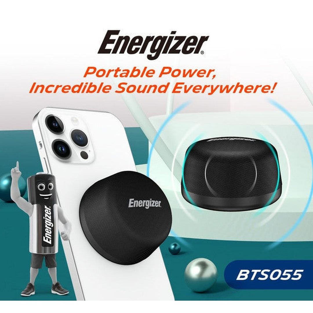 Energizer Magnetic Mini Bluetooth Speaker with Wireless Charging | BTS055 Energizer Speaker Euronics Ireland