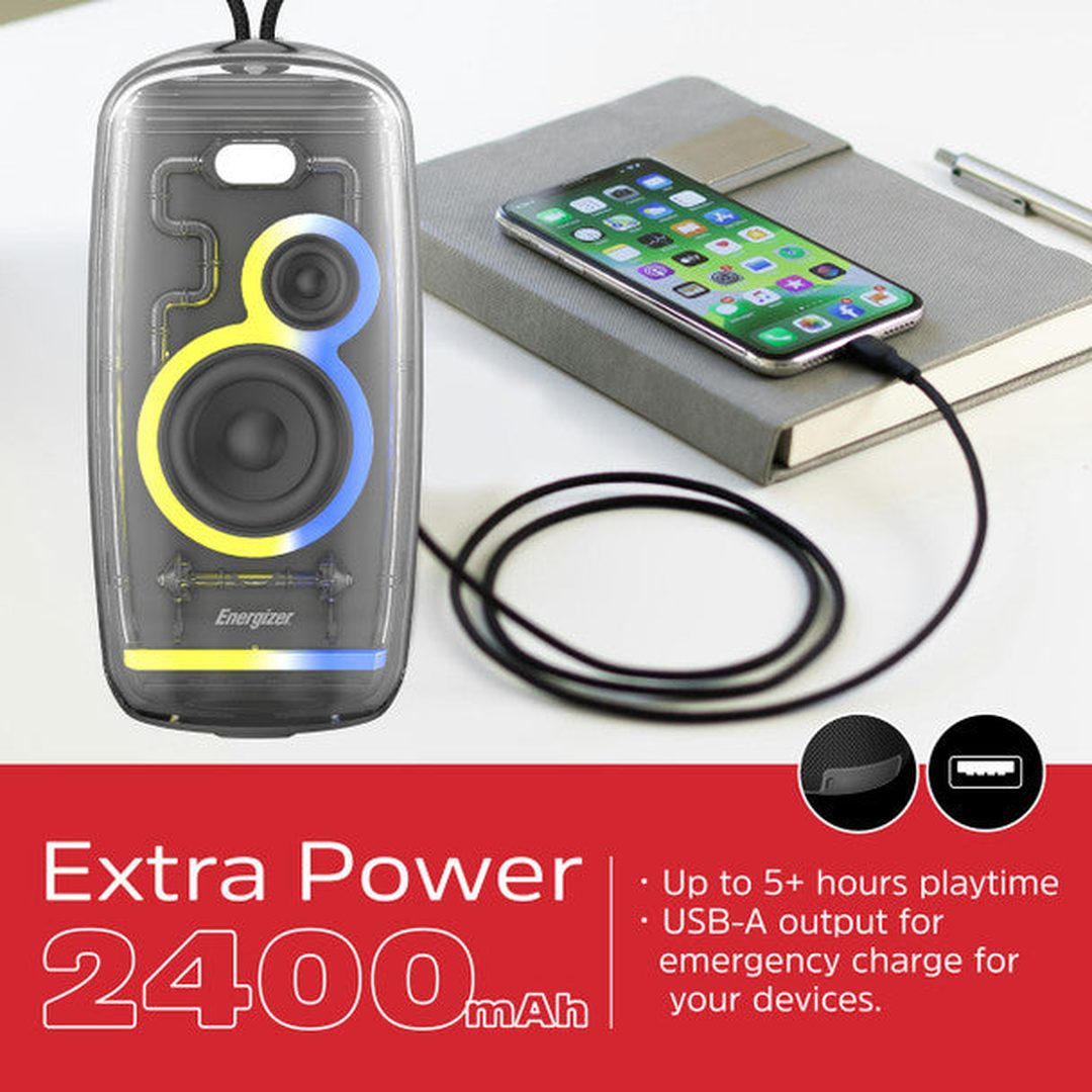 Energizer Bluetooth Speaker with LED Light | BTS164 Energizer Speaker Euronics Ireland