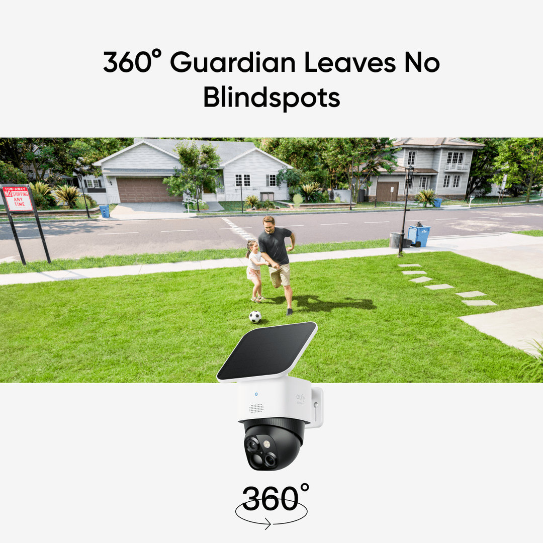 Eufy Solocam S340 2K Pan, Tilt & Zoom with Solar Panel | T81703W1 Eufy Smart Camera Euronics Ireland
