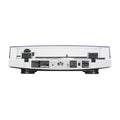 Audio-Technica AT-LP3XBT white turntable rear view