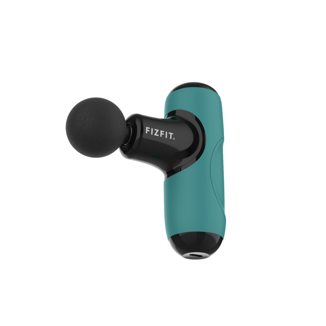 FIZFIT Massage Gun Mini in Turquoise & Black | 490254 FIZFIT Massage Gun Euronics Ireland