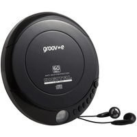 Groov-e Retro Portable CD Player Black product image