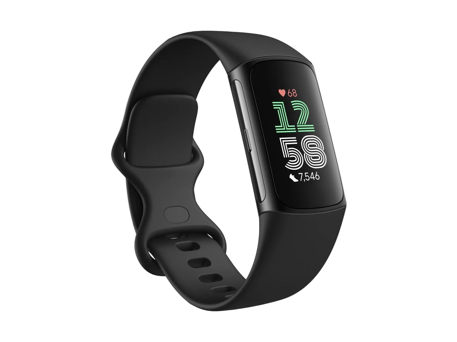 Fitbit Charge 6 - Advanced Fitness Tracker with GPS, Google Maps & NFC Payments - Obsidian/Black Aluminium | 79-GA05183-GB