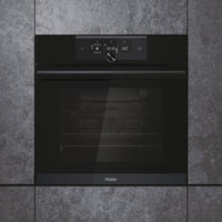 Haier I-Turn Series 6 70L Built-In Electric Single Oven - Black | HWO60SM6F8BH Haier Oven Euronics Ireland
