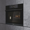 Haier I-Turn Series 6 70L Built-In Electric Single Oven - Black | HWO60SM6F8BH Haier Oven Euronics Ireland