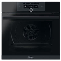 Haier I-Turn Series 6 70L Built-In Electric Single Oven - Black | HWO60SM6F8BH Haier Oven Euronics Ireland