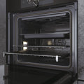 Haier I-Turn Series 6 70L Built-In Electric Single Oven - Black | HWO60SM6F8BH Haier Oven Euronics Ireland