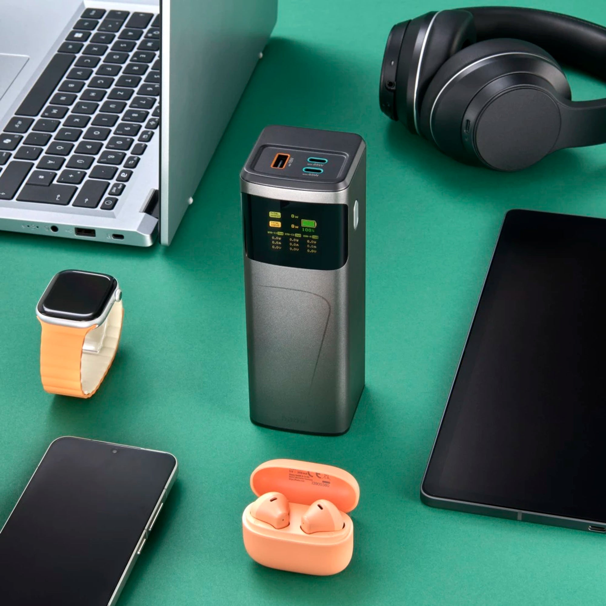 Hama High Power 65W 20,000mAh Fast Charging Power Bank | USB-C + USB-A | 536525