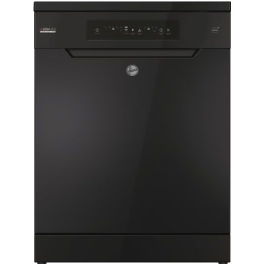 Hoover Black 13 Place Free Standing Dishwasher | HF3C7L0B-80 Hoover Dishwasher Euronics Ireland