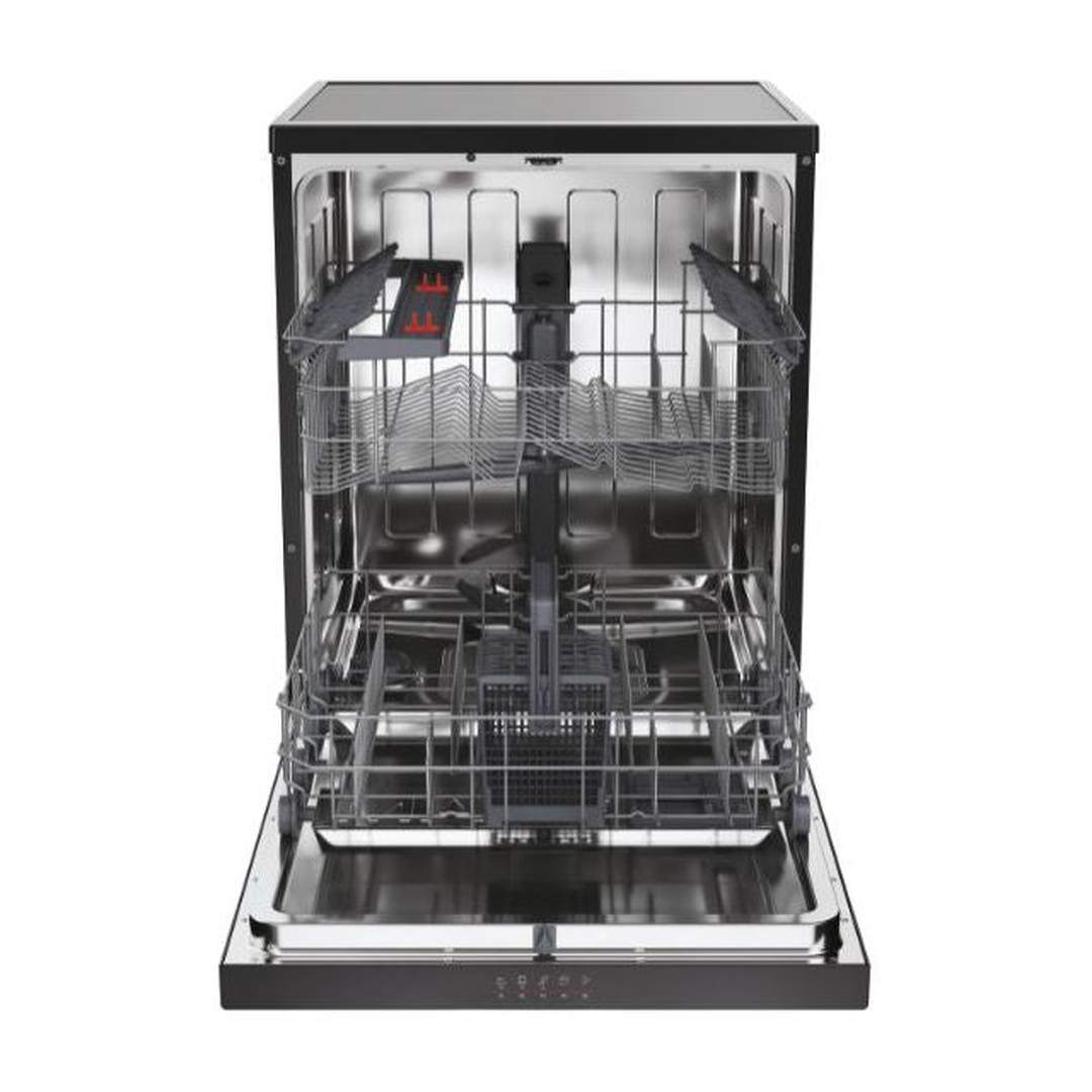 Hoover Black 13 Place Free Standing Dishwasher | HF3C7L0B-80 Hoover Dishwasher Euronics Ireland
