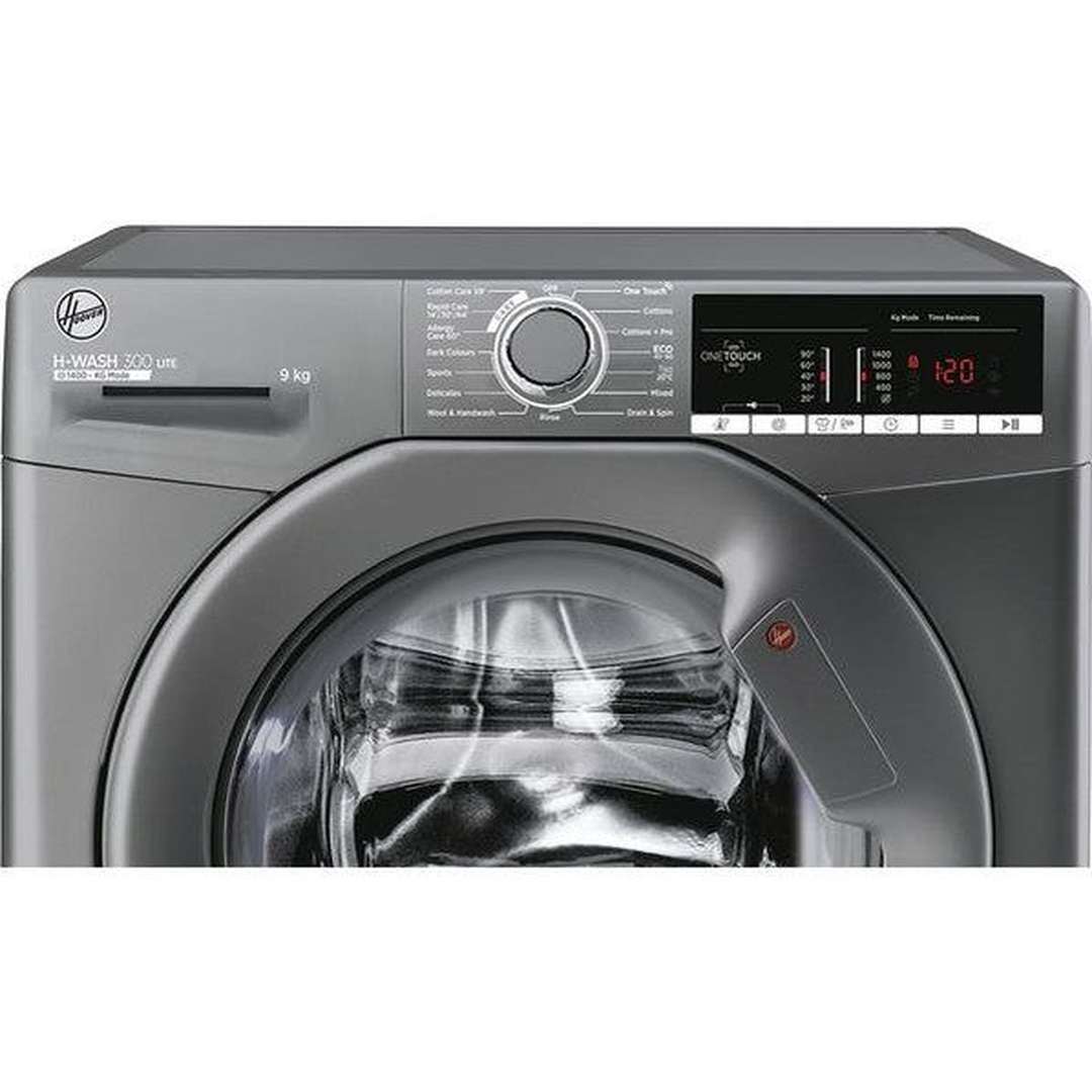 Hoover H-Wash 300 9kg 1400 Spin Washing Machine - Graphite | H3W49TAGG4/1-80 Hoover Washing Machine Euronics Ireland
