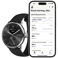 Withings ScanWatch 2 - Advanced Health Monitor with ECG & SpO2 - 38mm Black | 78-HWA10-model 1-All-Int