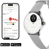 Withings ScanWatch Light - Health Tracking Watch with Heart Rate & SpO2 - White | 78-HWA11-model 3-All-Int