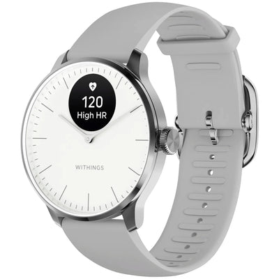 Withings ScanWatch Light - Health Tracking Watch with Heart Rate & SpO2 - White | 78-HWA11-model 3-All-Int
