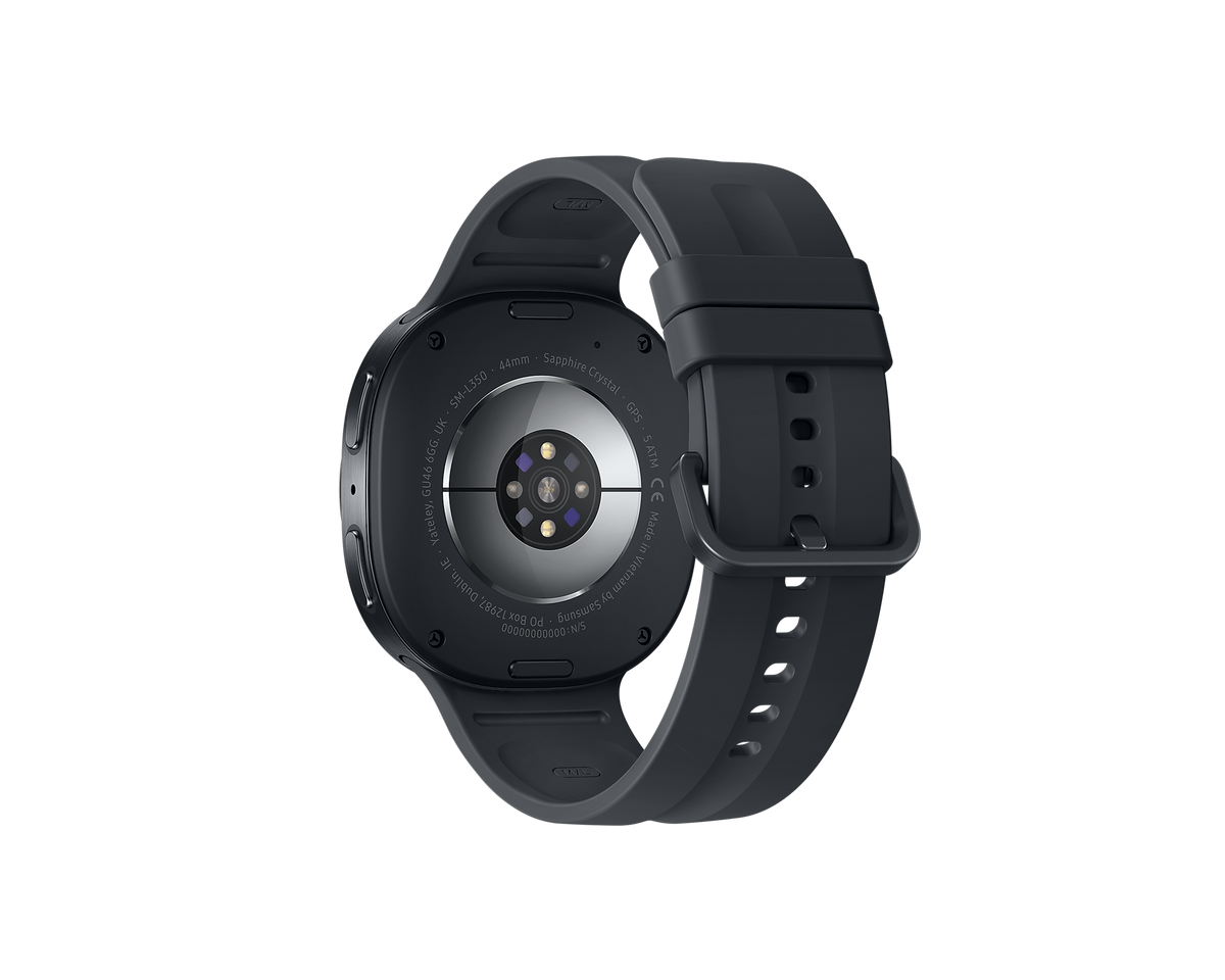 Samsung Galaxy Watch9 44mm Bluetooth Smartwatch - Graphite - back and sensors