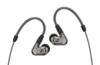 Sennheiser IE 600 Audiophile Earphones — studio pair, gunmetal housing with red accent ring