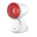 Beurer IL 11 Infrared Lamp 100W, studio shot showing compact honeycomb-grille head