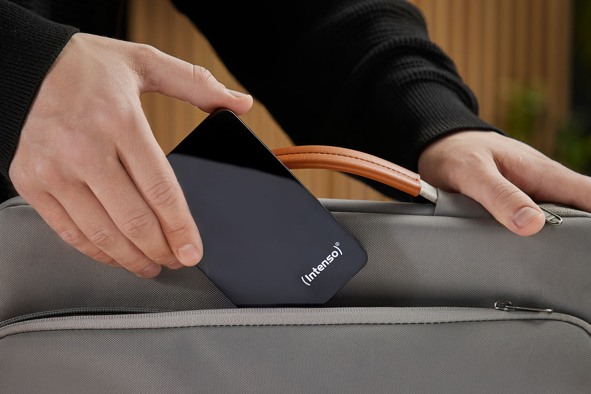 Intenso Memory Case 2TB 2.5-inch Portable Hard Drive, USB 3.2 - Black - view 3