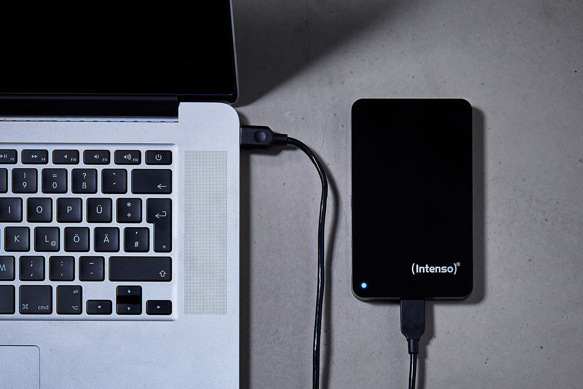 Intenso Memory Case 4TB 2.5-inch Portable Hard Drive, USB 3.2 - Black - view 4