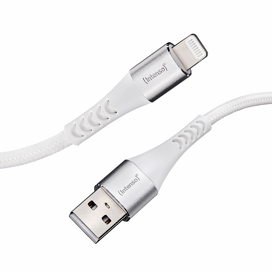 Intenso A315L USB-A to Lightning Nylon Cable 1.5m 12W - White - view 5