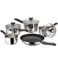 Judge Vista J3C1 5-piece stainless steel draining saucepan set product image 1