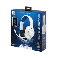 JBL Quantum 360P 40mm Driver Console Wireless Gaming Headset - White & Blue | JBLQ360PWLWHTBLU JBL Headphones Euronics Ireland